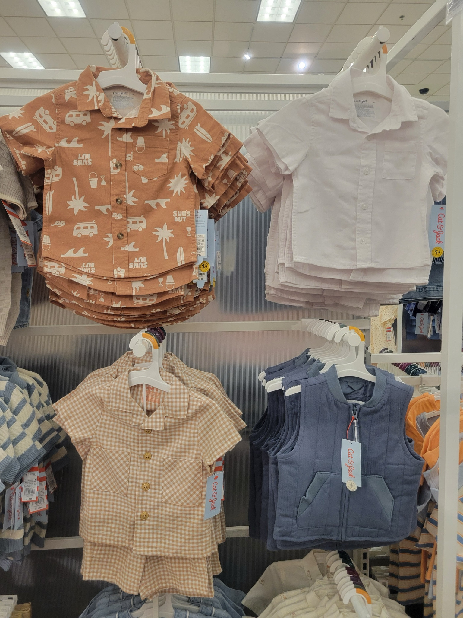 Toddler boy button up shirts and set. Dressy. Family photos. Pictures. Summer spring. Easter outfit ideas. Cute trendy kids. Boy mom. Cat & Jack at Target. 

 #LTKmomlife #LTKKids #LTKWedding
