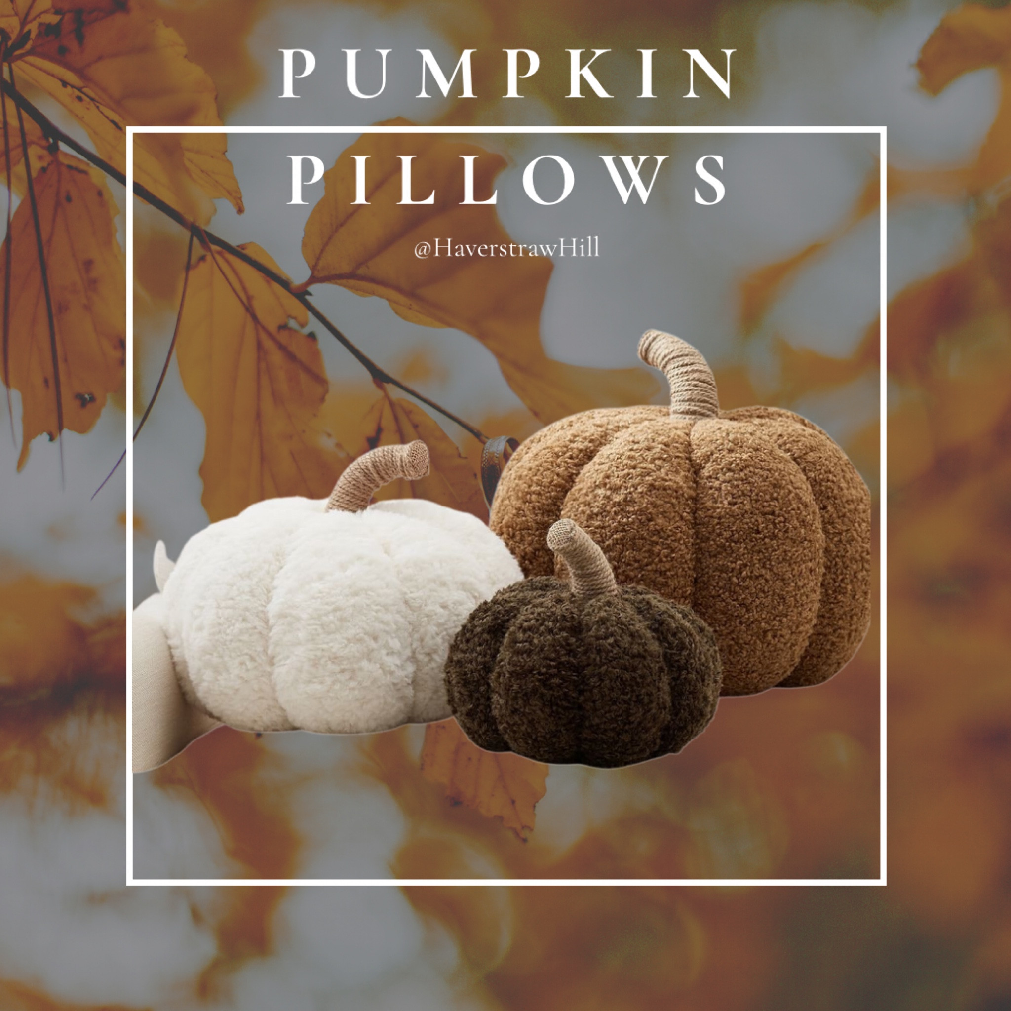Add a Fall element to enhance your home with these beautiful pumpkin pillows!🍂

#LTKSeasonal #LTKhome
