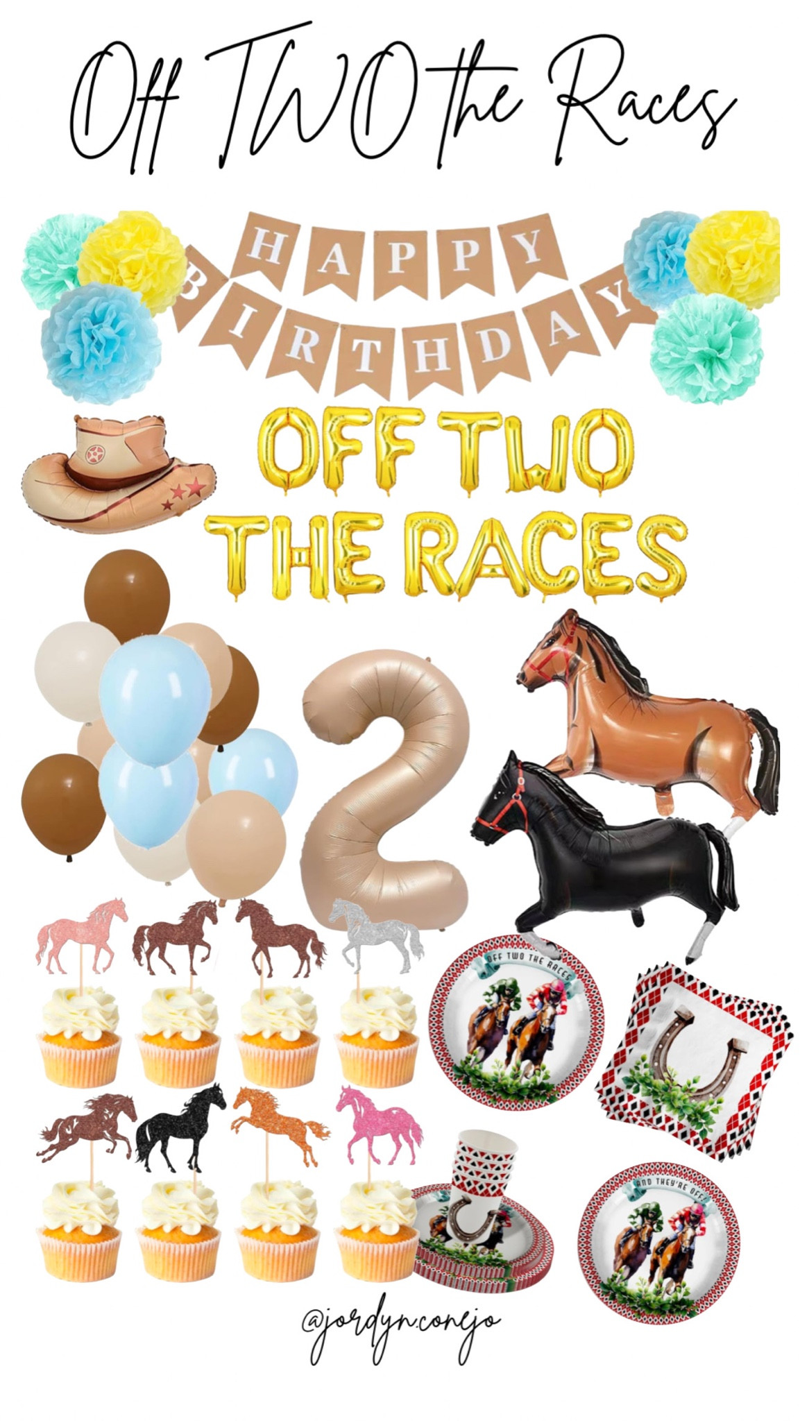 Off TWO the Races birthday party
Two year old- toddler birthday- second birthday- birthday party theme- party decor- baby boy birthday- kids party-horses- derby theme- horse jockey- horse races- baby girl birthday- party planning- party hosting

#LTKKids #LTKStyleTip #LTKParties