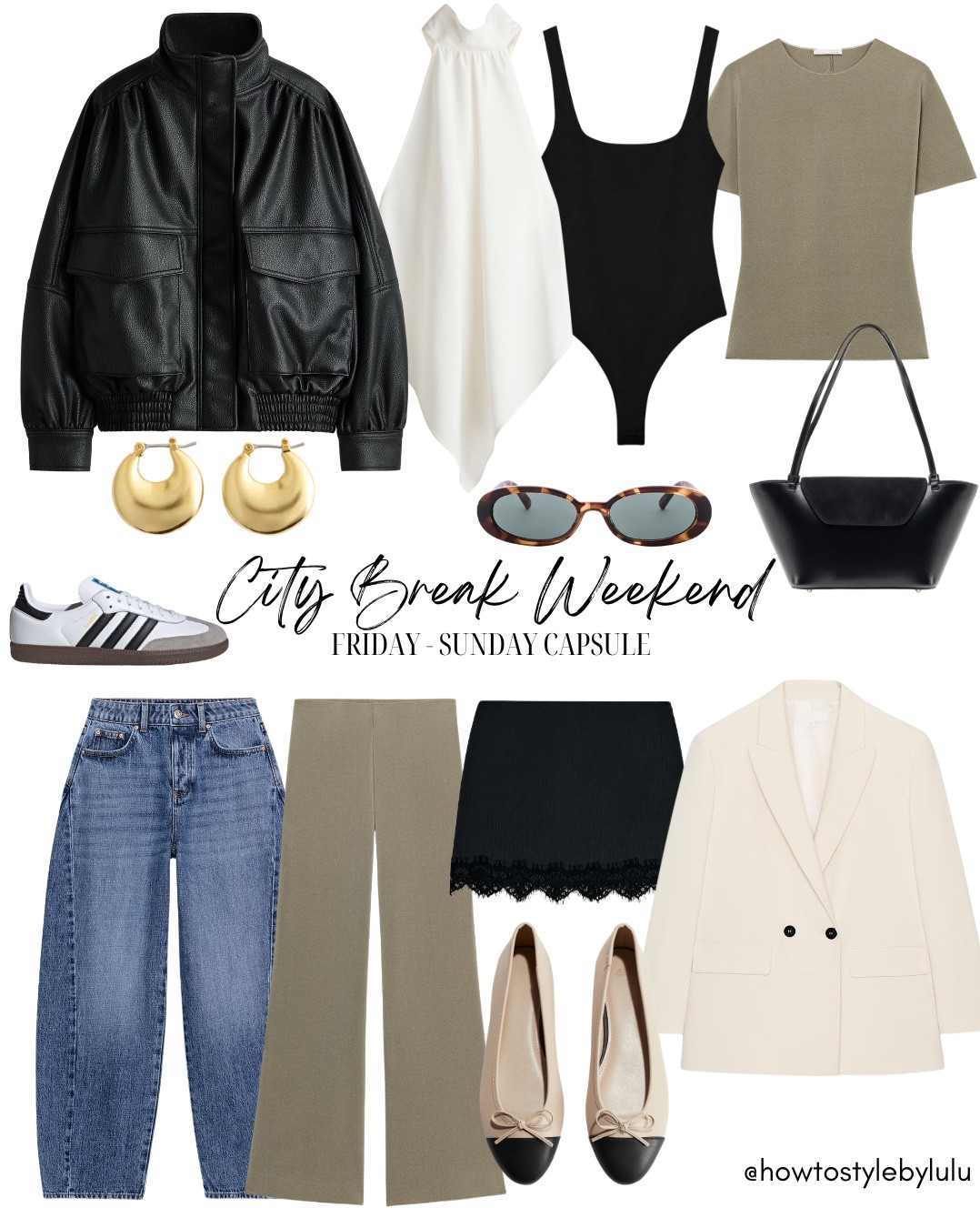 CITY BREAK WEEKEND🤍 FRIDAY - SUNDAY CAPSULE WARDROBE✨✨

#LTKstyletip #LTKspring #LTKtravel