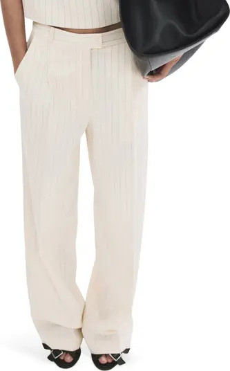 MANGO Cadena Pantalon Pinstripe Pants | Nordstrom | Nordstrom