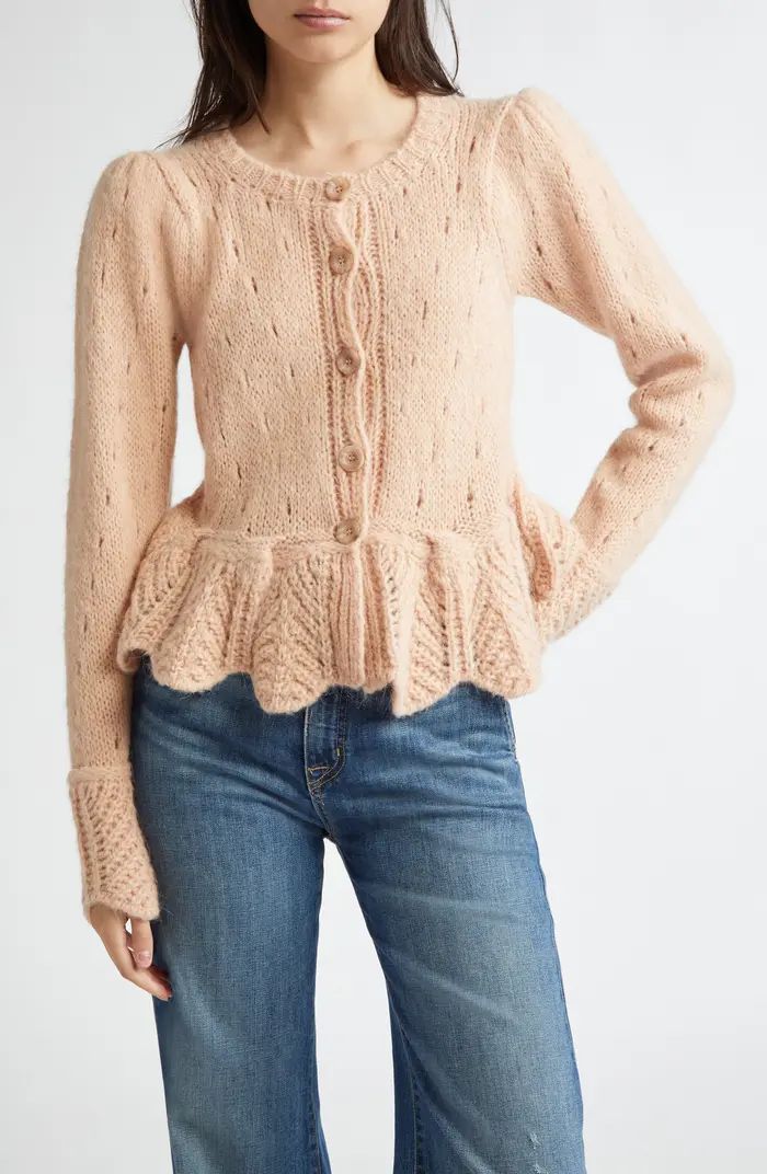 FARM Rio Ruffle Cardigan | Nordstrom | Nordstrom