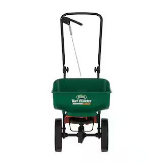 Scotts Turf Builder EdgeGuard Mini, 5,000 sq. ft. Broadcast Spreader for Seed, Fertilizer, and Ic... | The Home Depot