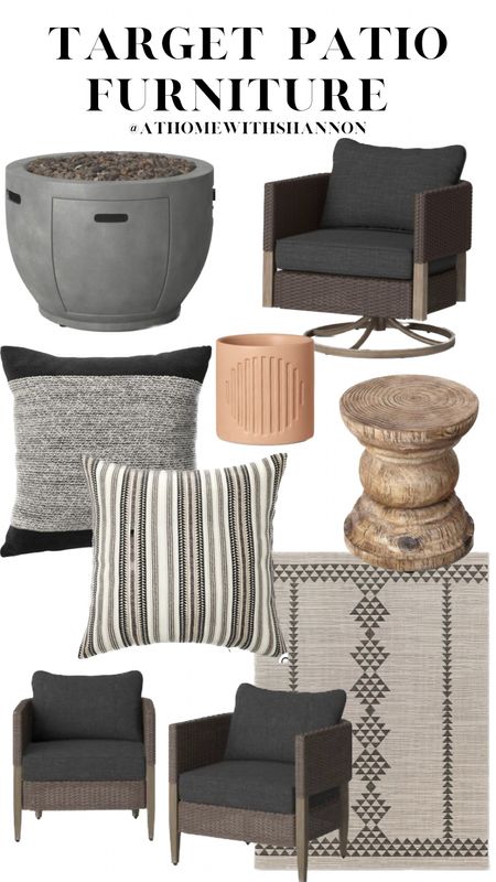 Loving these patio finds from Target! Love this fire pit and the chairs together!! #target #patio #outdoor 

#LTKhome #LTKstyletip #LTKSeasonal