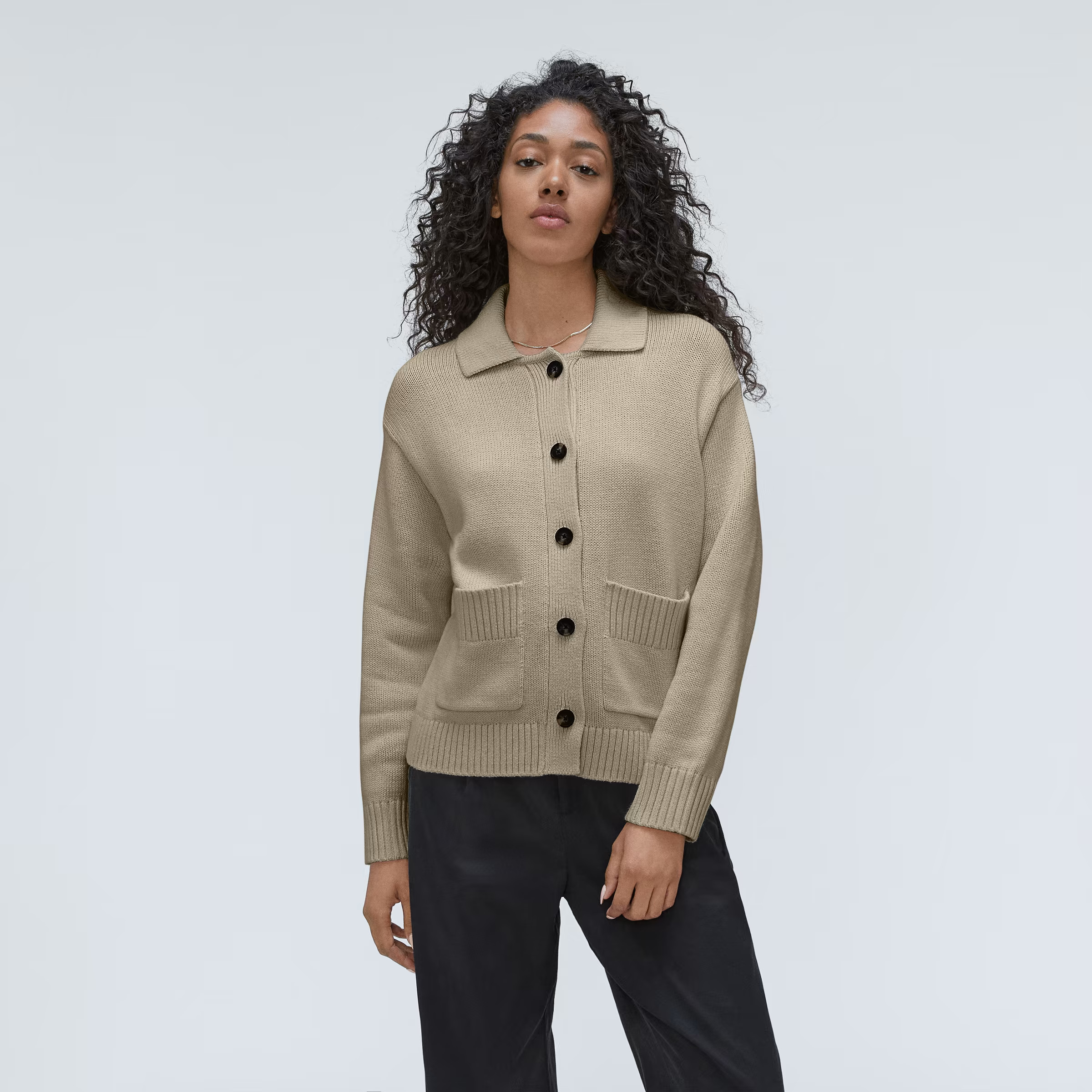 The Cotton Chore Sweater Jacket | Everlane