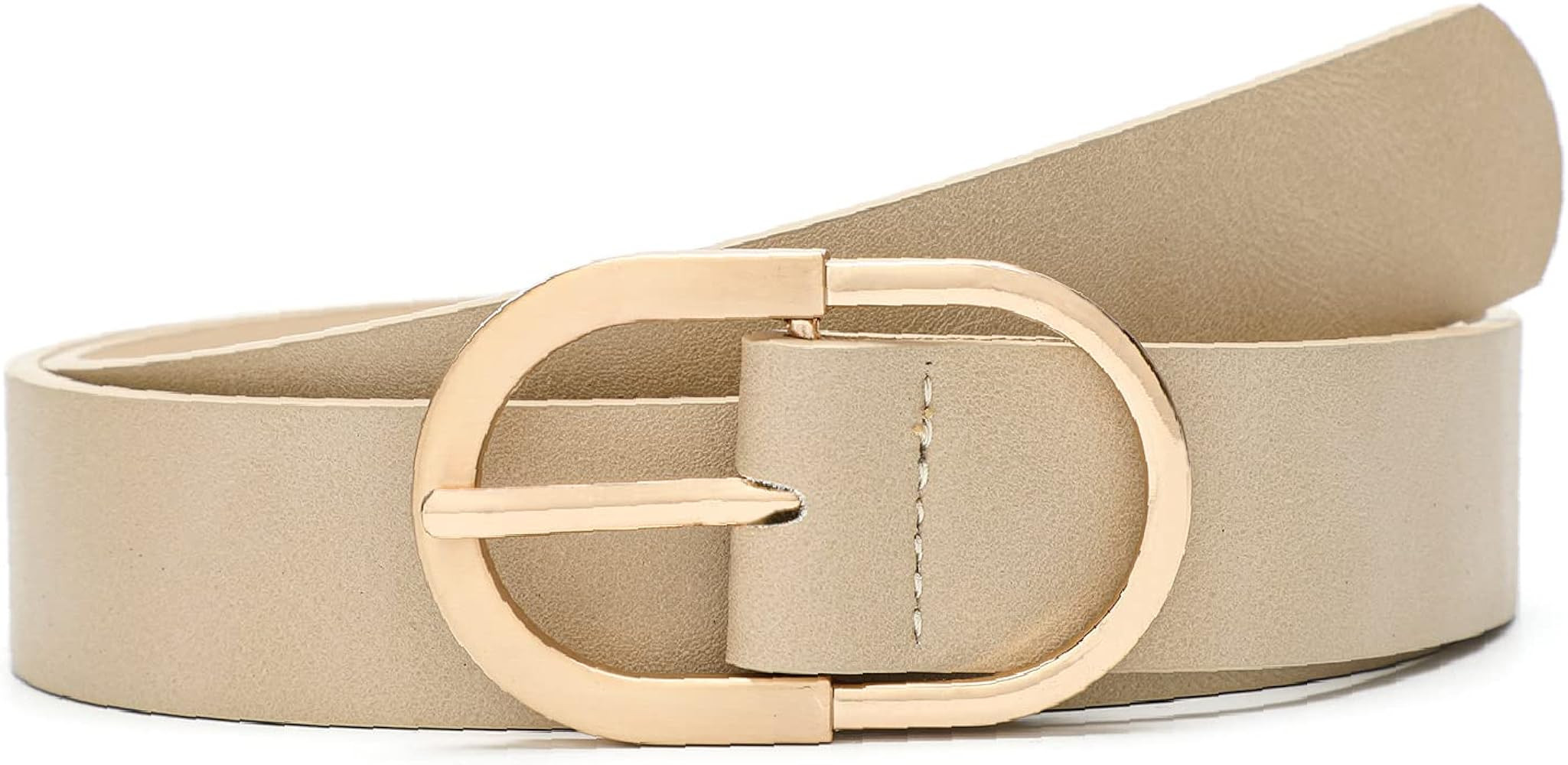 Earnda Womens Belts for Jeans Faux Leather Strap | Amazon (US)