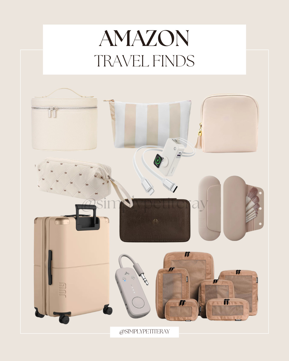 Travel essentials that make your trips easier and more stylish! 

Amazon travel finds, must-have travel essentials Amazon finds, stylish and functional packing must-haves, travel organization and luggage essentials, lightweight and convenient trip accessories, affordable travel gear for every journey, airport and vacation-ready favorites, smart travel upgrades for stress-free trips

#AmazonTravel #TravelEssentials #AmazonFinds #TravelMustHaves #PackingEssentials #WanderlustStyle #LTKTravel #JetSetStyle
 

 #LTKTravel