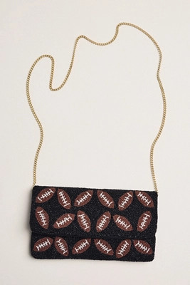 Lisi Lerch Beaded Football Clutch | Anthropologie (US)