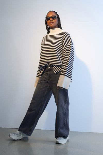 Oversized Mock-turtleneck Sweater | H&M (US + CA)