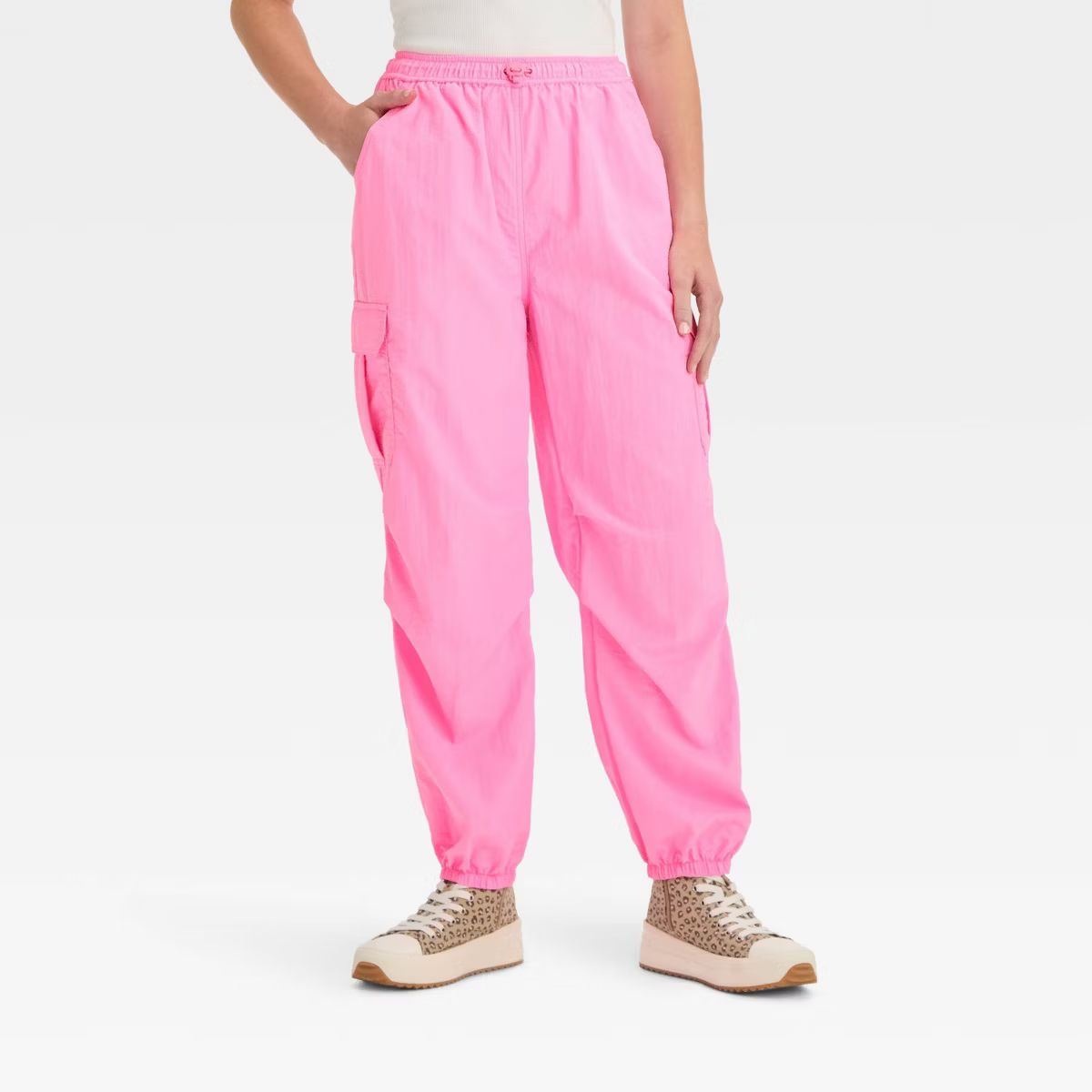 Girls' Nylon Cargo Pants - art class™ | Target