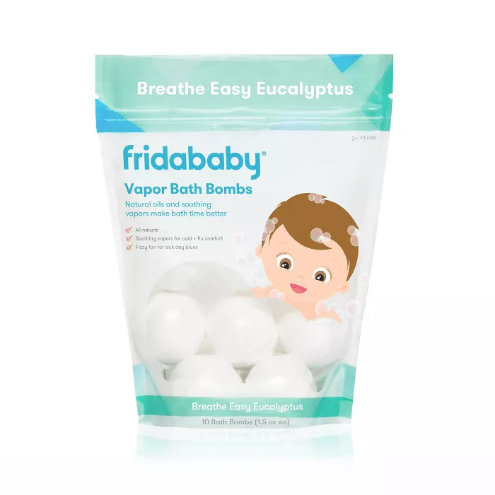 Fridababy Natural Vapor Bath Bombs - 10ct | Target