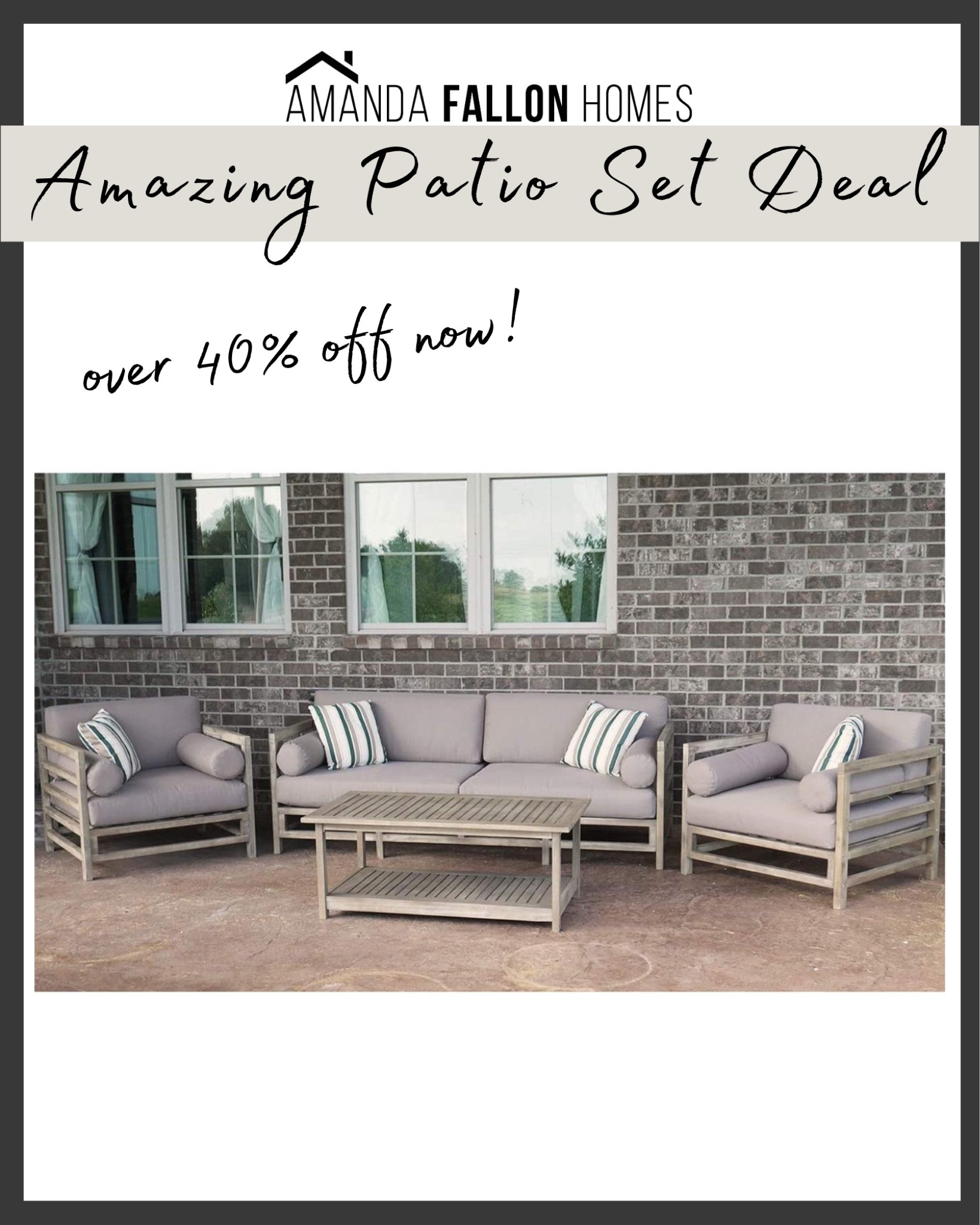 The absolute best deal I’ve seen on patio furniture this weekend! 😍 Outdoor furniture. Patio furniture. Backyard seating. Outdoor couch. Memorial Day Sale. #Walmart

#LTKhome #LTKsalealert #LTKFind