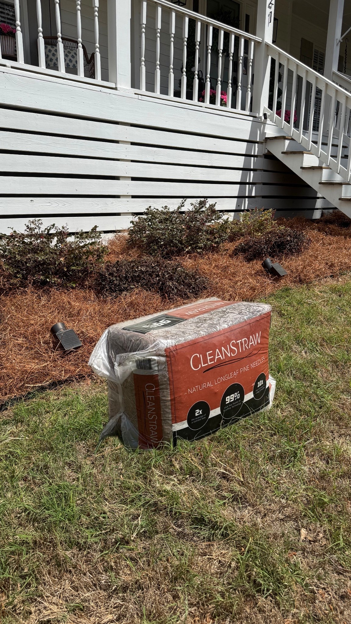 I have been using this brand of pine straw for several years. I use it as a mulch alternative. It helps to beautify the landscape and provides erosion control. It is bagged for no mess transport from the store.
Each bag is equal to 2 traditional bales.

I get my Clean Straw @lowes 


#LTKSeasonal #LTKHome #LTKmomlife
