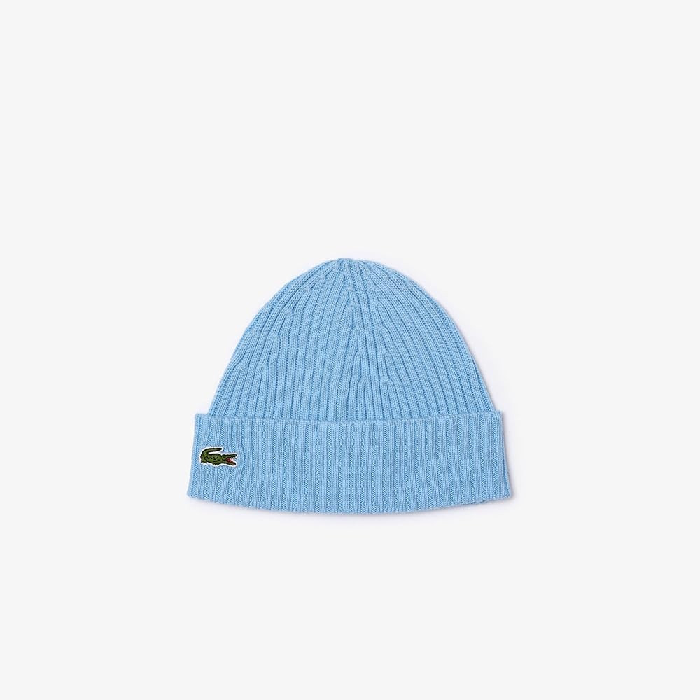 Lacoste Mens Rib Knit Brushed Wool Beanie | Amazon (US)