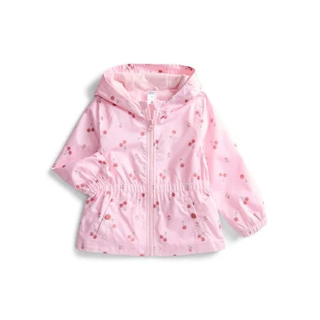 Carter's Child of Mine Toddler Girls' Windbreaker Jacket with Hood, Sizes 12M-5T | Walmart (US)