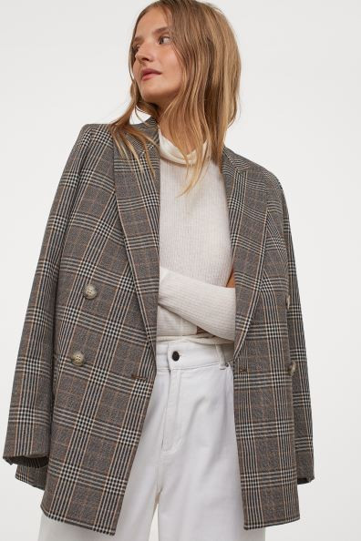 Straight-cut jacket | H&M (UK, MY, IN, SG, PH, TW, HK)