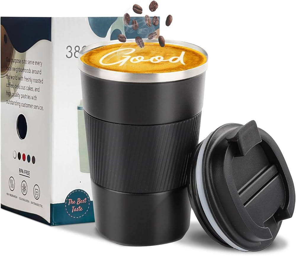 Coffee Travel Mug Spill Proof Leak Proof 14oz,Insulated Coffee Mug with Lid,Best Coffee to Go Cup... | Amazon (US)