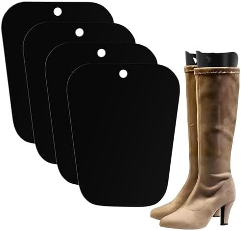 Boot Shapers, Boot Shaper Inserts for Women and Men to Keep Shape, Black Tall Boot Shapers Insert... | Amazon (US)