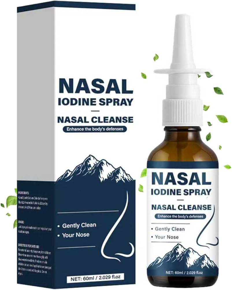 CAPBANKS Iodine Nasal Spray, Daily Cleanses & Care Your Nasal Passages with Iodine & Fulvic Acid,... | Amazon (US)