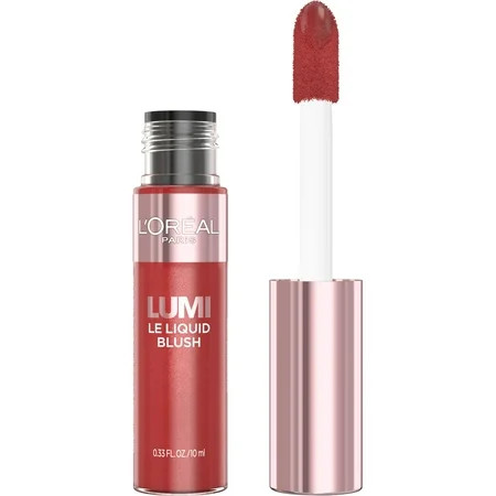 L'Oreal Paris True Match Lumi Le Liquid Blush, liquid pigments, 635 Glowy Worth It Medium, 0.33 fl oz | Walmart (US)