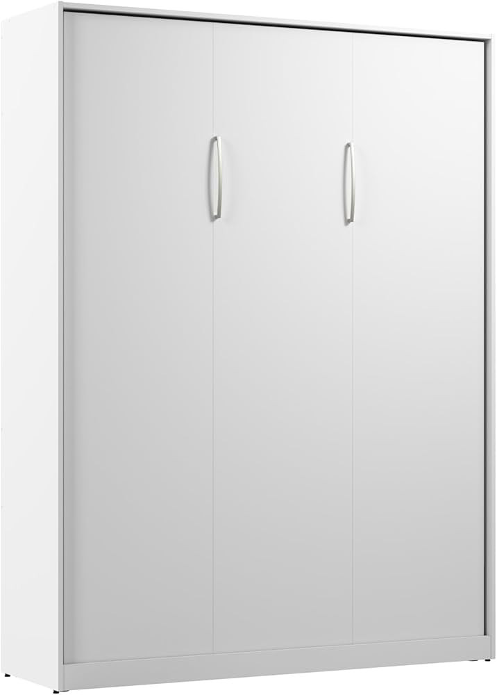 Bestar Claremont 65W Queen Murphy Bed in White, Sleeping Arrangement for Multipurpose Area, Bedro... | Amazon (US)