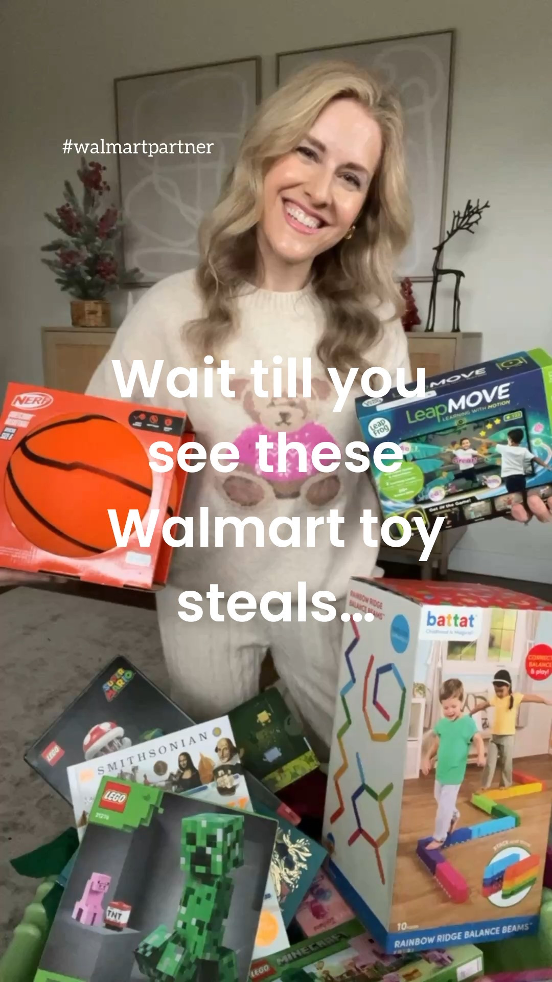 Partnering with Walmart to share some of our favorite toys this season—all mostly under $25! #walmartpartner🎄 Perfect for stocking stuffers, holiday surprises, or just something fun to keep the kids busy. Which one do you think your little one would grab first? @walmart #walmart 

#LTKGiftGuide #LTKKids #LTKHoliday