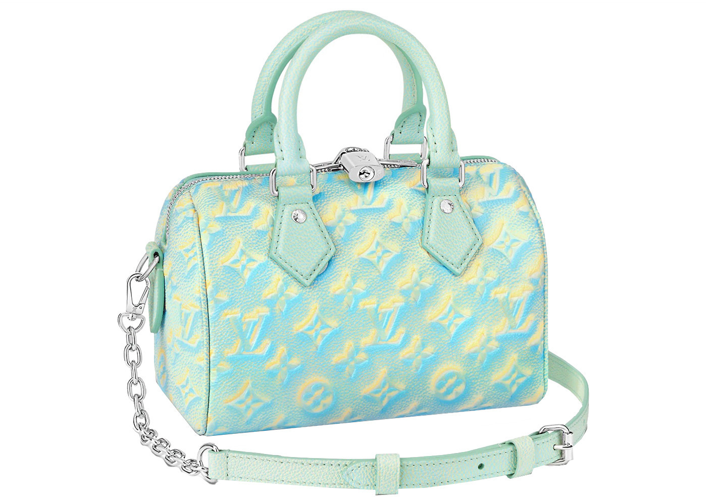 Women's Louis Vuitton Speedy Bandouliere 20 in Water Green | StockX