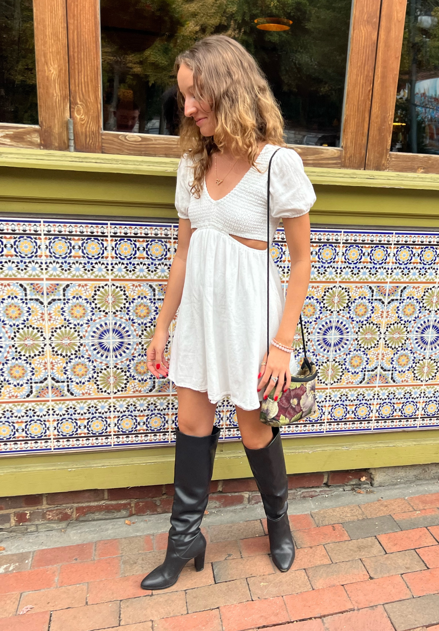 Asheville, NC 📍 I loved this look! Shop a similar one tagged. (OG OUTFIT: dress tj maxx, purse thrifted, boots express but sold out) ✨

#LTKtravel #LTKunder100 #LTKSeasonal