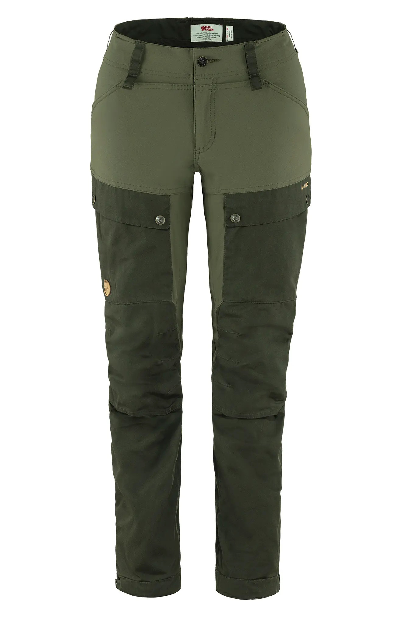 Fjallraven Women's Keb Curved Fit Trousers in Deep Forest-Laurel Green at Nordstrom, Size 6 | Nordstrom