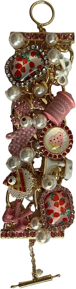 Betsey Johnson BABY CAKE Maker BRACELET With ACCESSORIES Charm Bracelets Valentine's Day Gift Ide... | Amazon (US)