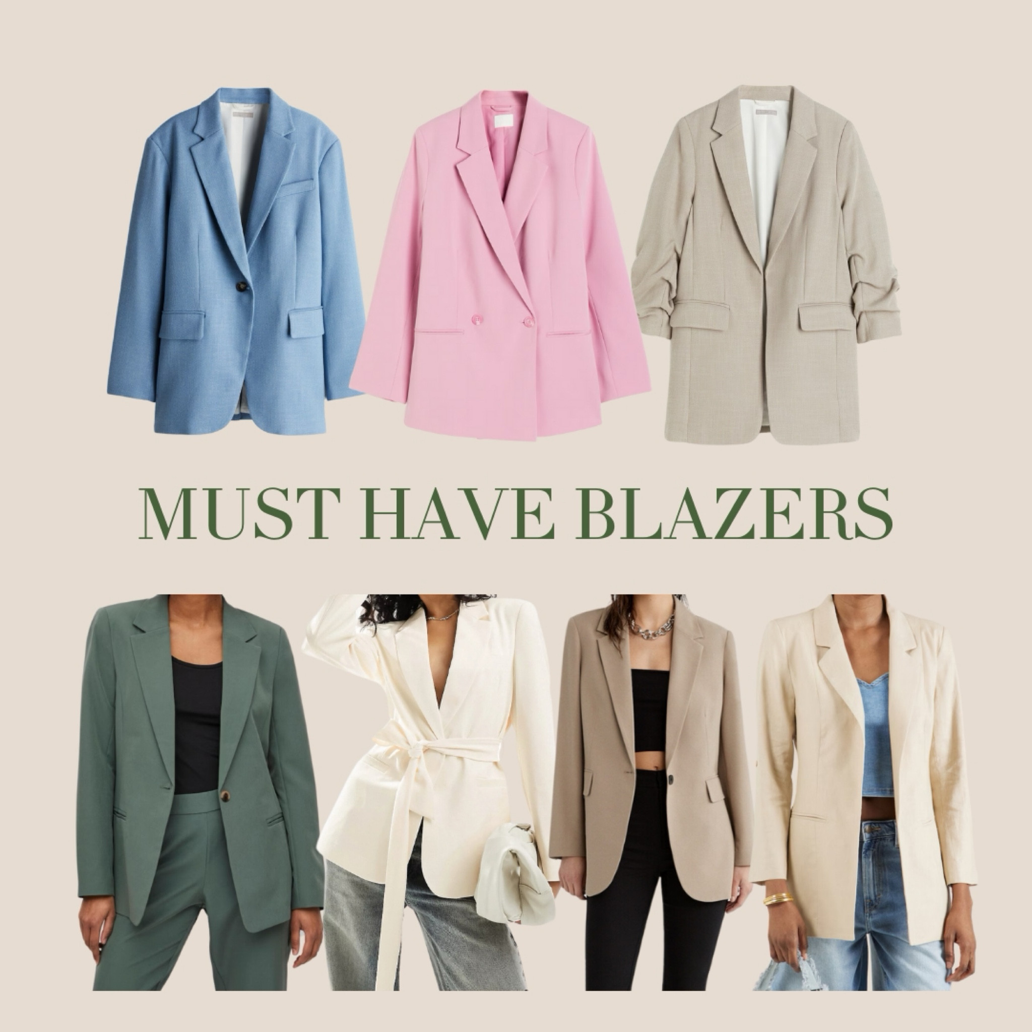 MUST HAVE BLAZERS 😍✨