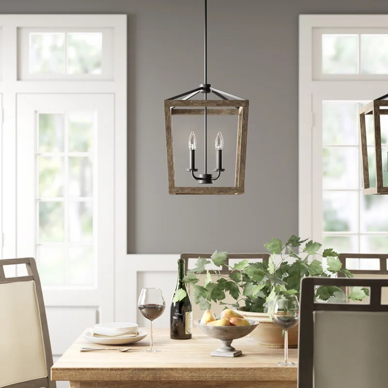 Natarsha 4 - Light Lantern Geometric Chandelier | Wayfair North America