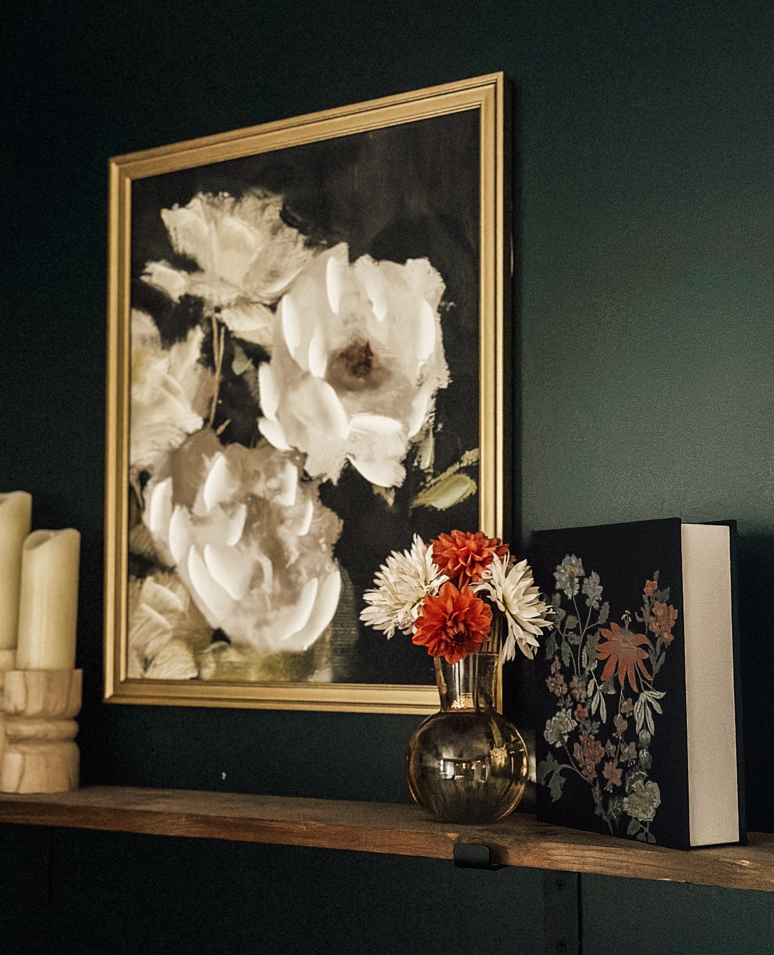 A moody moment in my bedroom (on a budget!) 

#LTKHome #LTKSeasonal #LTKFindsUnder50