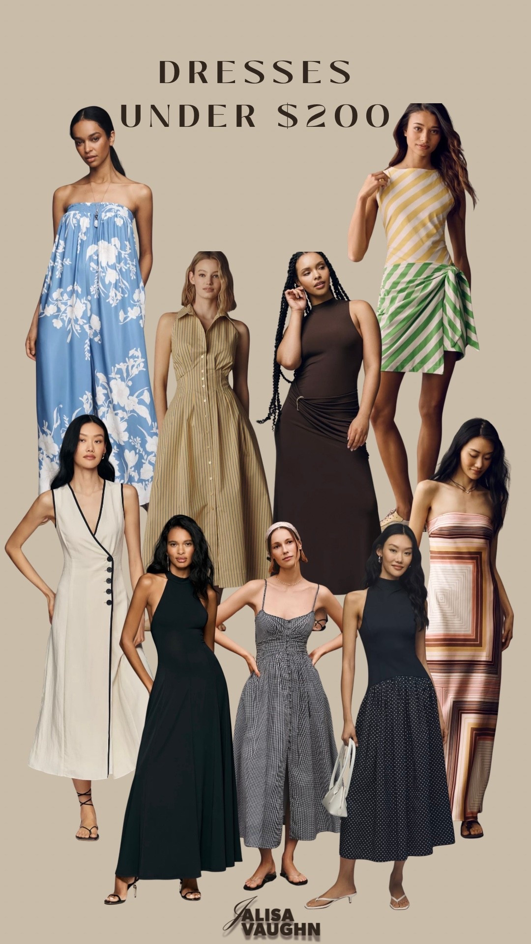 spring dresses under $200 from Anthropologie! 

#LTKMidsize #LTKgrwm #LTKootd