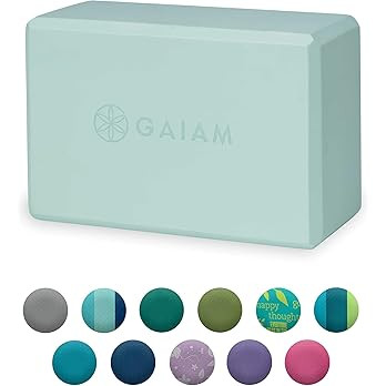 Gaiam Yoga Block - Supportive Latex-Free EVA Foam Soft Non-Slip Surface for Yoga, Pilates, Medita... | Amazon (US)