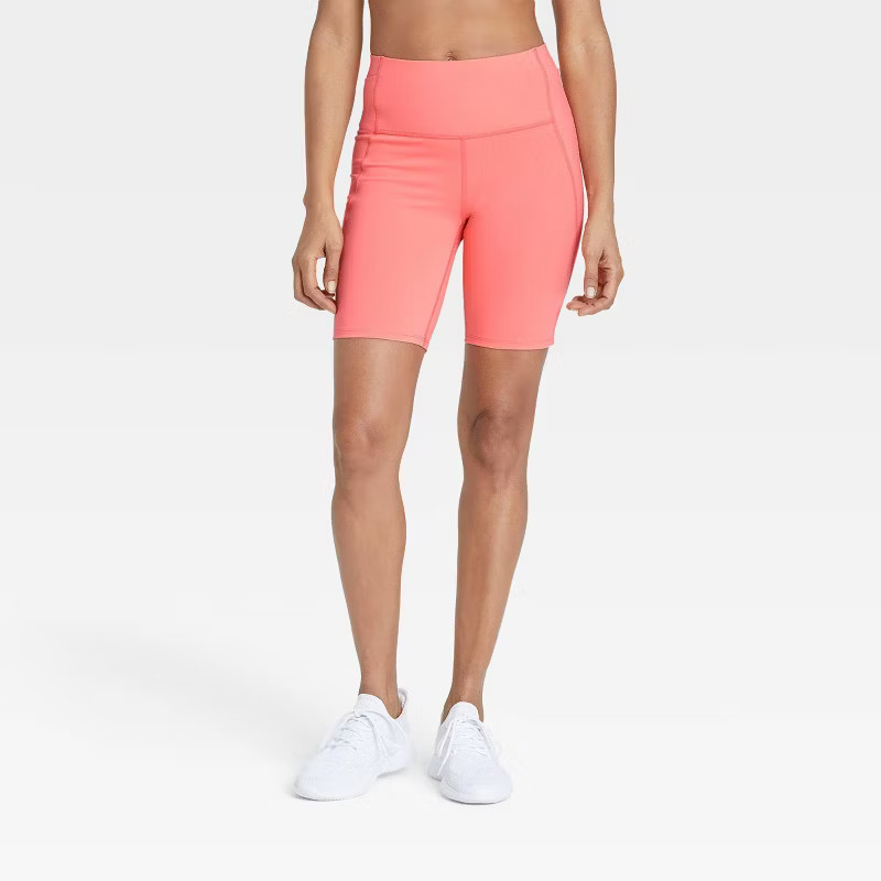 Women's Brushed Sculpt Bike Shorts - All in Motion™ | Target