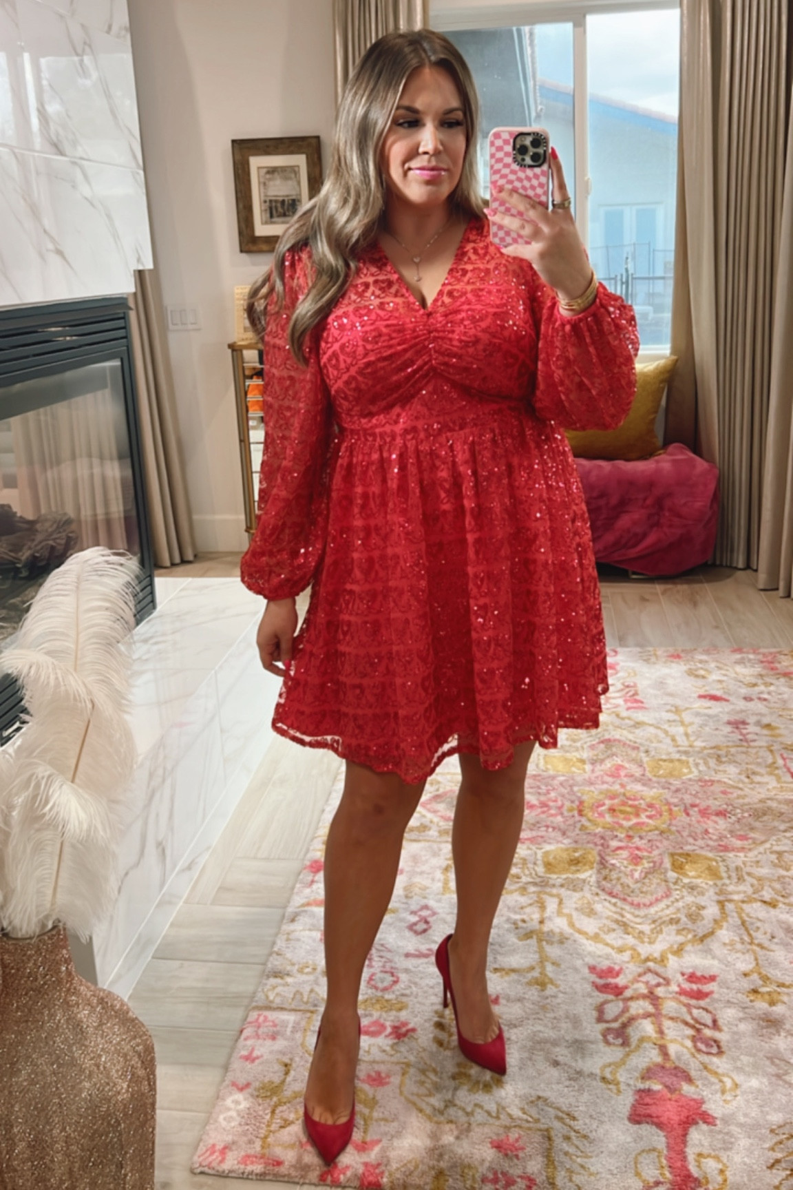 curvy pink red sequin heart dress for Valentine’s day! i’m in the size 14 

#LTKSeasonal #LTKunder100 #LTKcurves