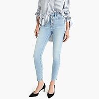 9" high-rise toothpick jean in Leddy wash with button fly | J.Crew US