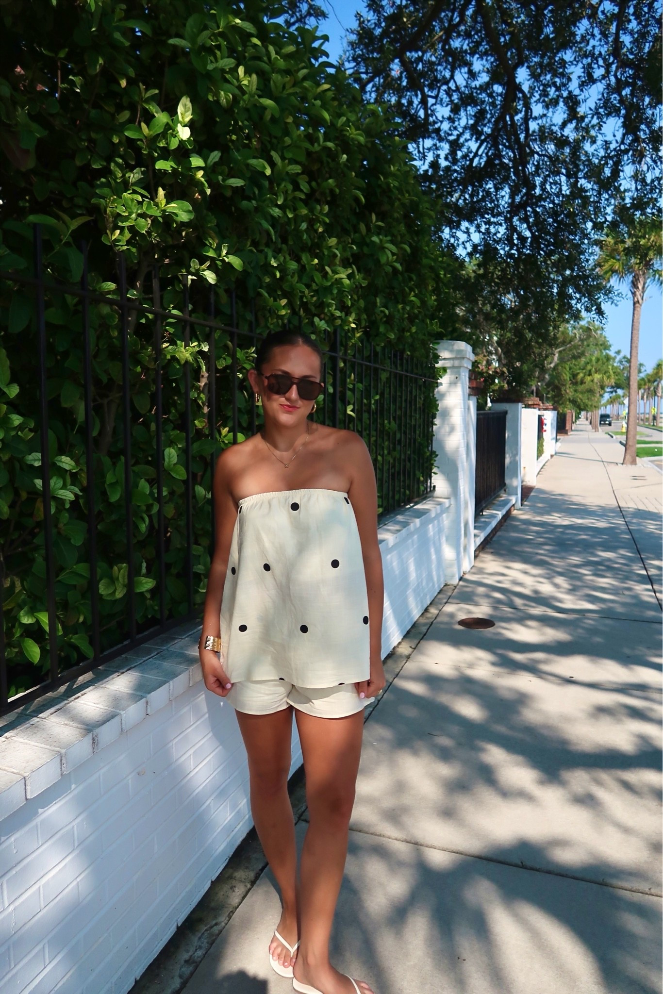 polka dot charleston outfit for a cute dinner all from amazon!

#LTKootd