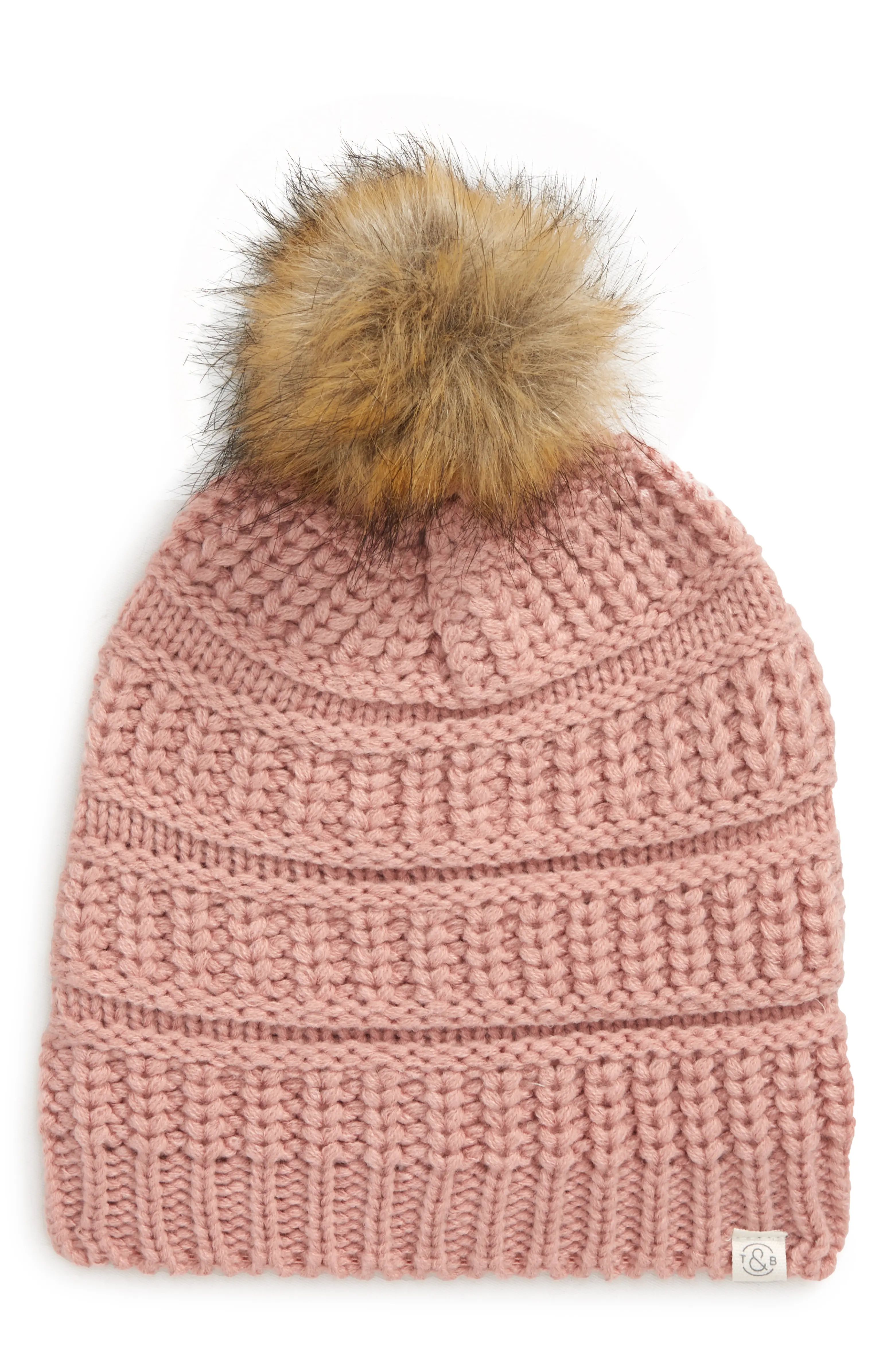 Faux Fur Pom Beanie | Nordstrom