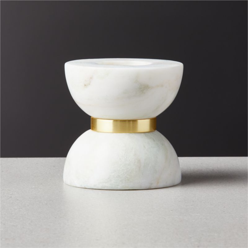 Melia Candle Holder Small + Reviews | CB2 | CB2