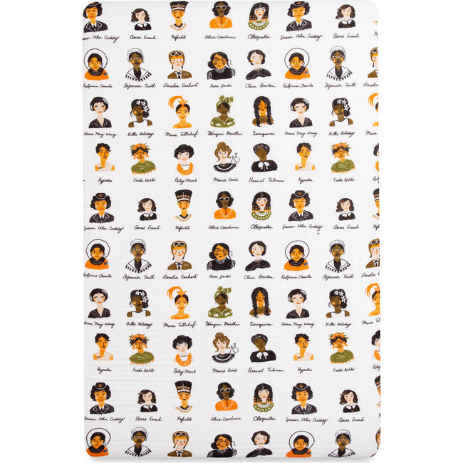 Women In History Mini Crib Sheet | Maisonette