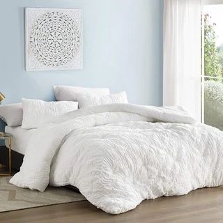 Farmhouse Morning Textured Oversized Comforter - King | Bed Bath & Beyond