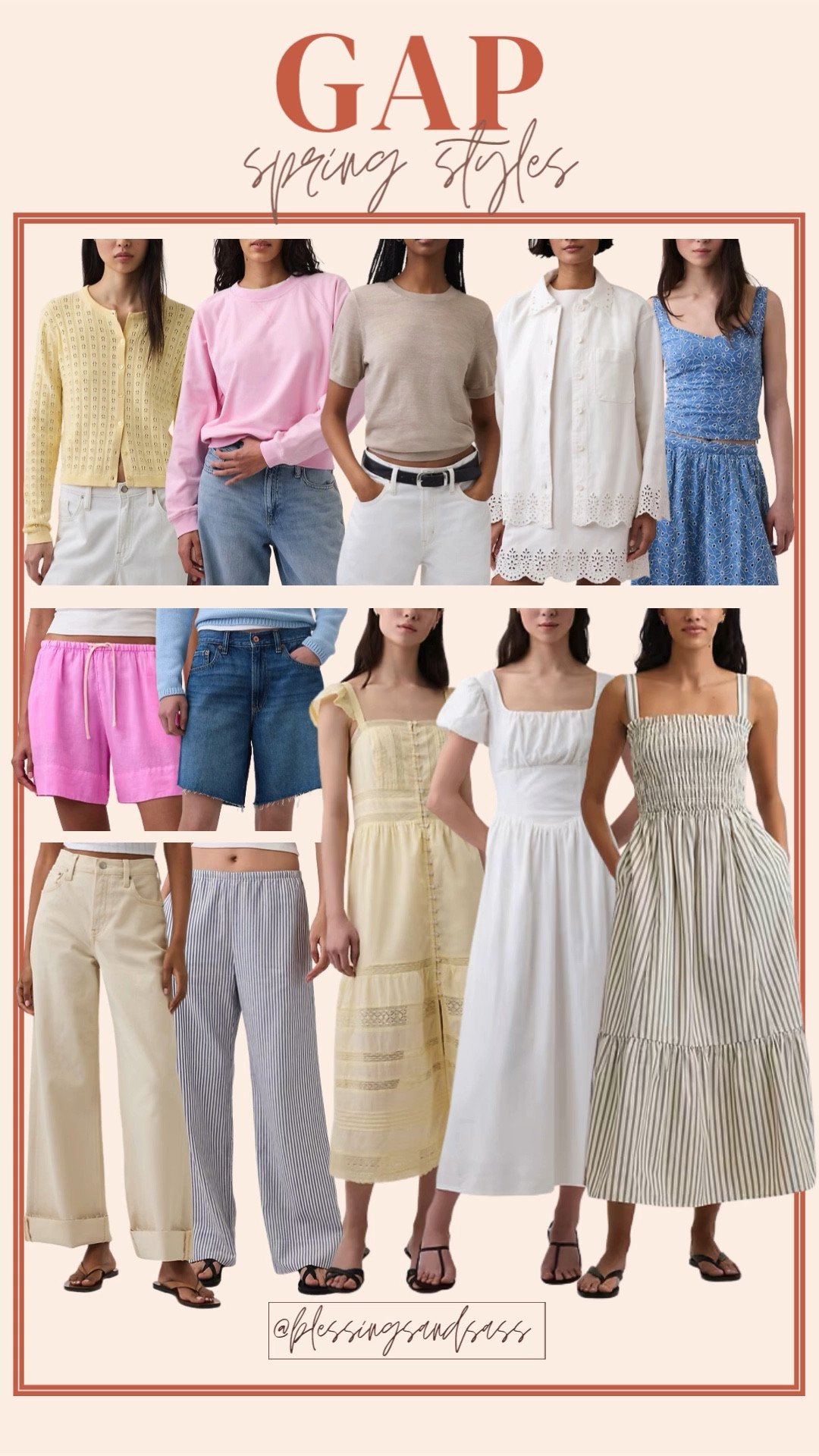 Spring styles from Gap!


Women’s fashion, spring fashion, spring style, spring outfits, spring outfit inspo, spring ootd, trendy fashion, chic style, maxi dress, midi dress, shorts, blouse, spring outfit ideas, women’s spring outfits 








#LTKootd #LTKSeasonal #LTKOver40
