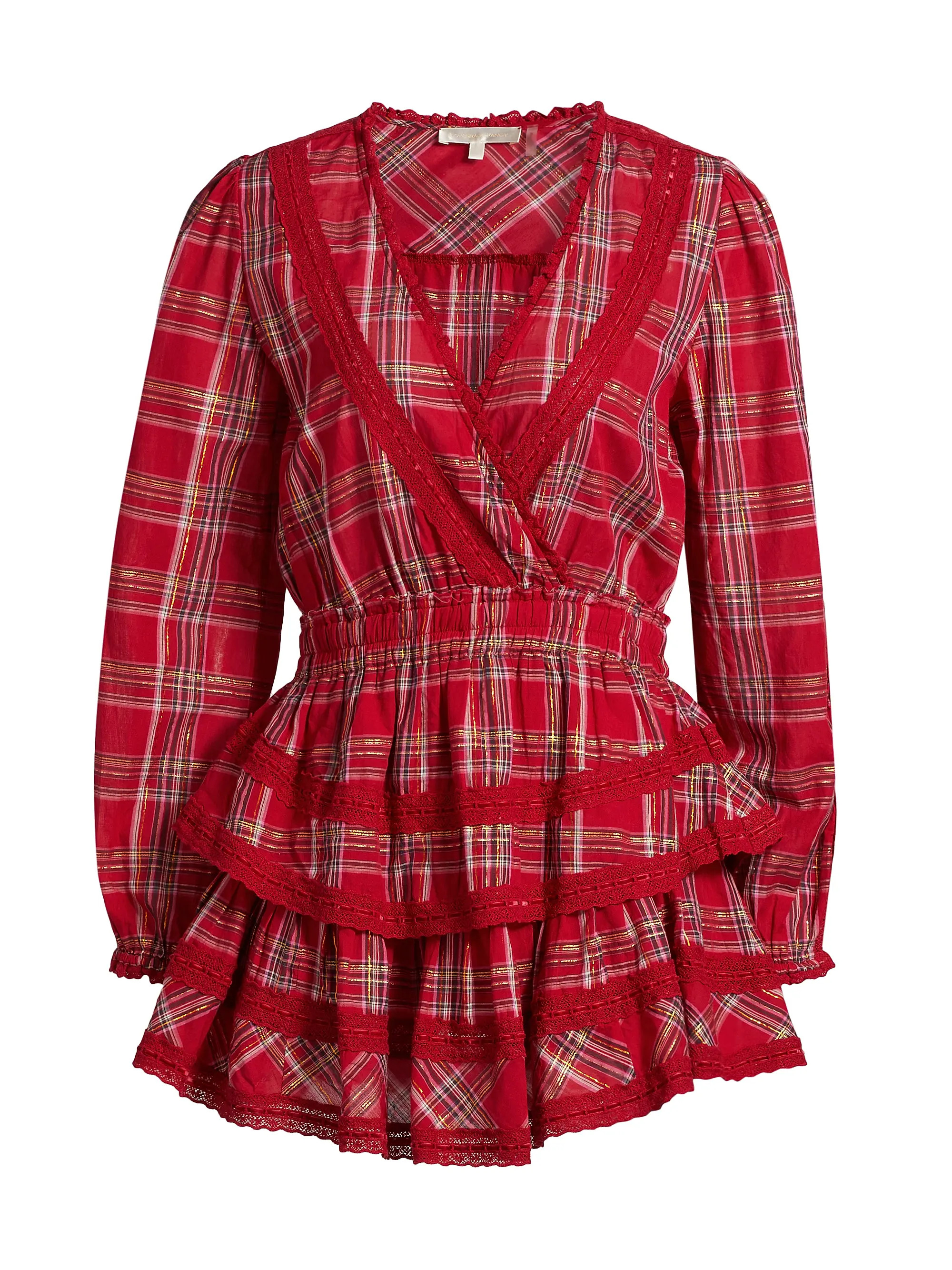 London Tartan Milena Minidress | Saks Fifth Avenue