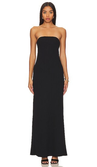 Alpina Maxi Dress in Black | Revolve Clothing (Global)