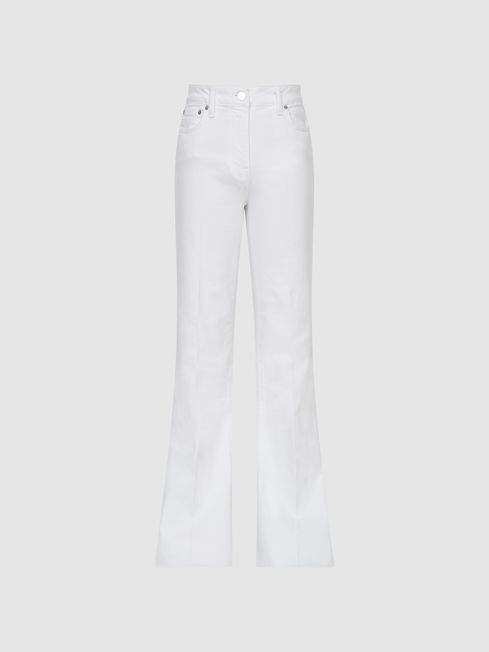 High Rise Skinny Flared Jeans | Reiss UK