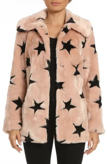 Women's Avec Les Filles Faux Fur Swing Coat, Size X-Small - Pink | Nordstrom