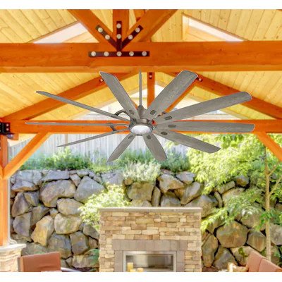 Minka Aire Xtreme H2O 65-in Black Indoor/Outdoor Ceiling Fan and Remote (8-Blade) | Lowe's