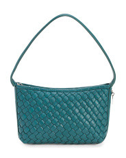 Leather Hazel Hand Woven Shoulder Bag | Handbags | Marshalls | Marshalls